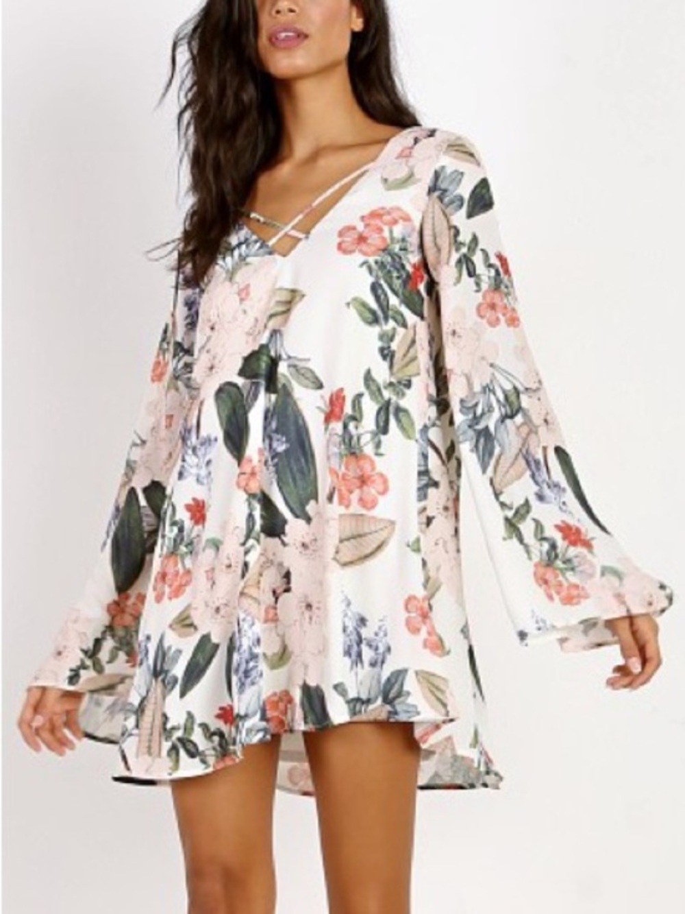 EUC Show Me Your Mumu Joni Flow Dress Enchanted Florist Size L